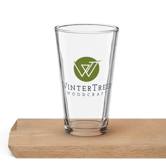 WinterTreed Shaker pint glass